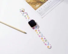 Apple Watch Silicone Band  Only 38/40/41mm  Dog Paw Print And Bones