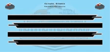 Olympic Semi Stripe Black/Gray Graphic 1:48 Scale