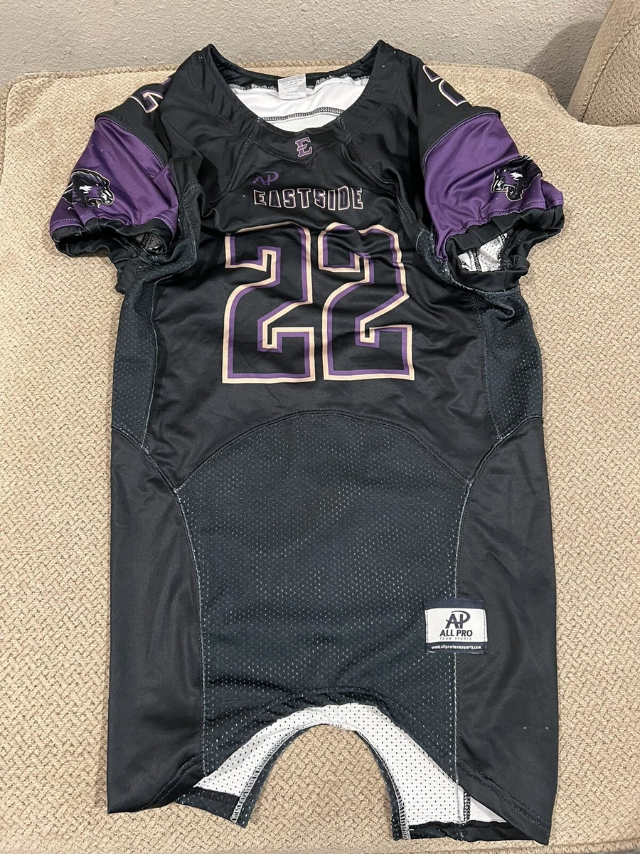 black and purple jersey