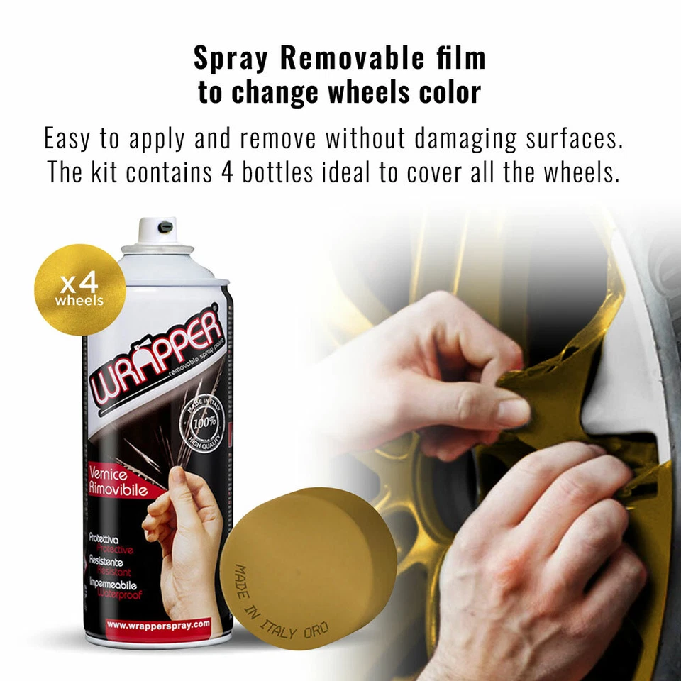 Kit Adhesivo Réplica Abarth Para Fiat 500, Oro - Imagen 2 de 4