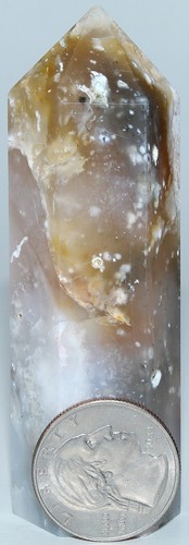 Madagaskar Galaxy Achat Druzy Tower / 3,41" (86,61 mm) / 3,40 oz (96,38 gr) 3405 - Bild 2 von 13