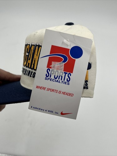 Michigan Wolverines Vintage Sports Specialties Laser Shadow Snapback Hat - NWT - Picture 3 of 10