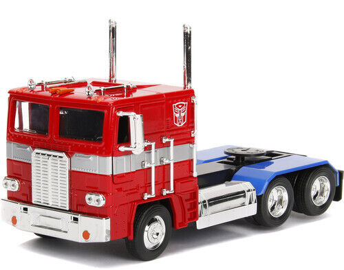 Transformers G1 Optimus Prime Truck with Robot on Chassis Die-cast Car [New Toy]