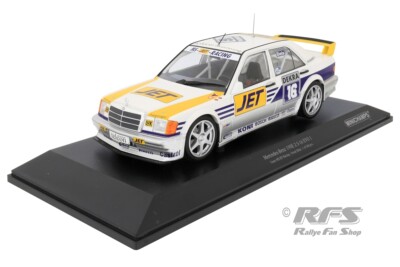 Mercedes Benz 190 E 2.5-16 Evo I DTM 1990 Frank Biela MS Jet 1:18 Minichamps NEU