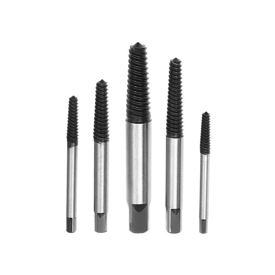 5pcs Extracteur de vis cassées 3 à 19mm dévissage perceuse vis endommagée - Imagen 3 de 4