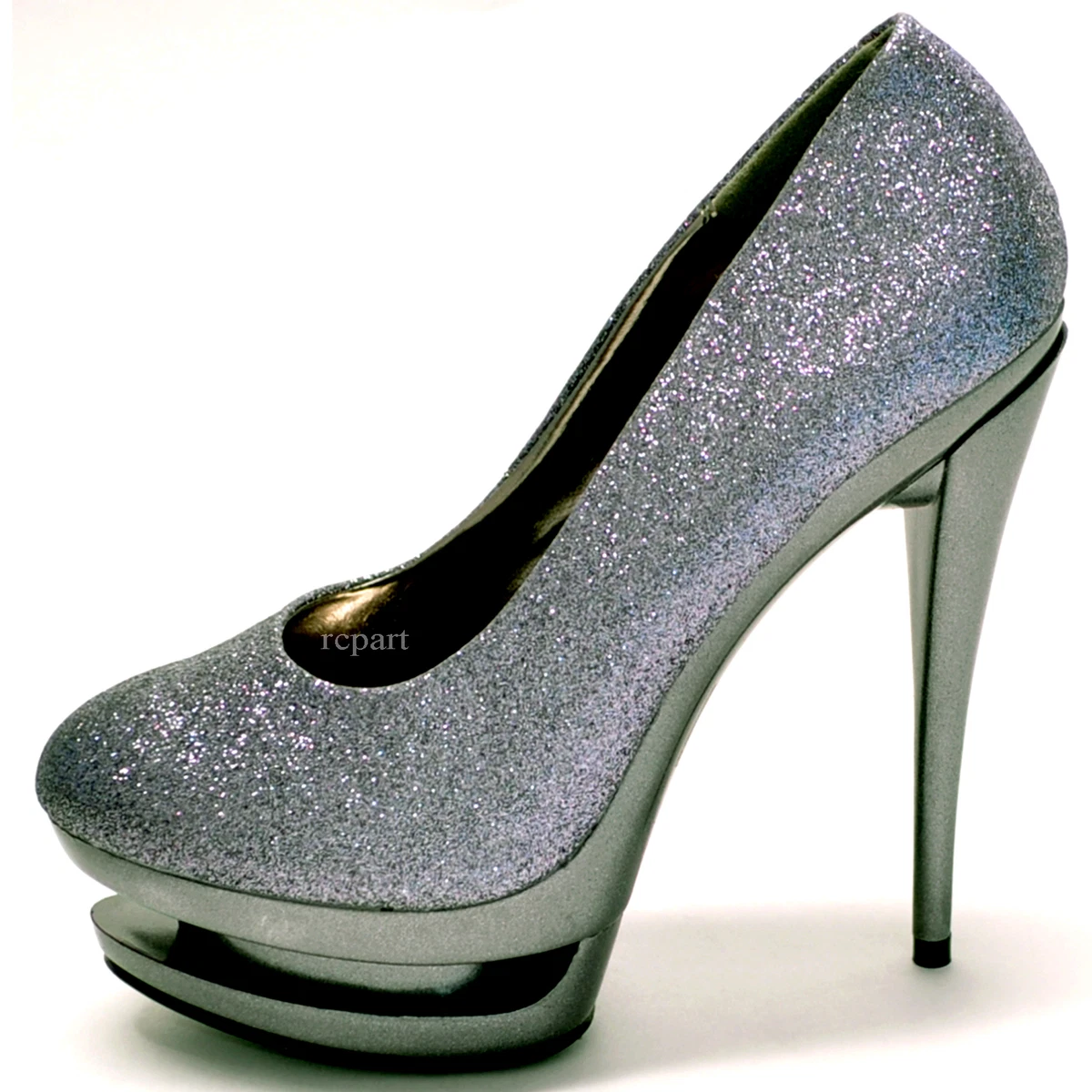 Nuevos zapatos de mujer tac n alto zapatos de sal n tacones de aguja peltre brillo noche graduaci n boda