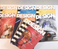 DESIGN GRAPHICS Magazine Lot of 15 Issues - 1996-2003 Digital Art Photography