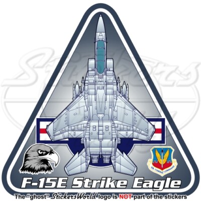 McDonnell Douglas-Boeing F-15E STRIKE EAGLE USAF F-15 Luftstreitkräfte Aufkleber