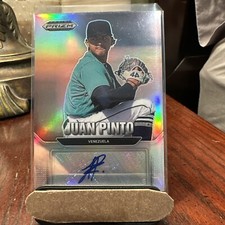 2022 Panini Prizm Draft Picks Silver Juan Pinto Auto #AU-JU Venezuela