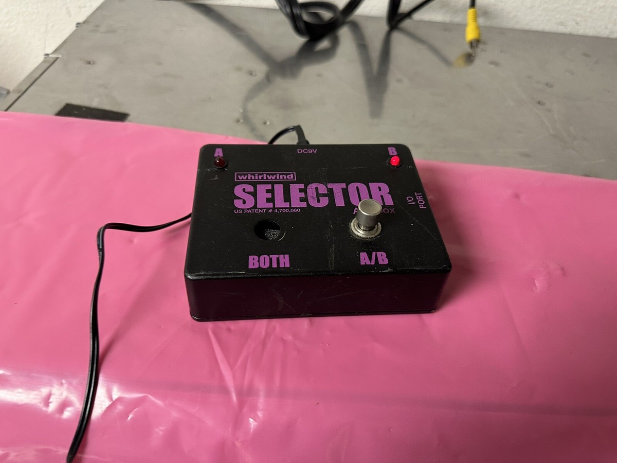 Whirlwind Selector Active A/B Switch Box Guitar Amp switcher w Whirlwind Selector Active A/B Switch Box Guitar Amp switcher w