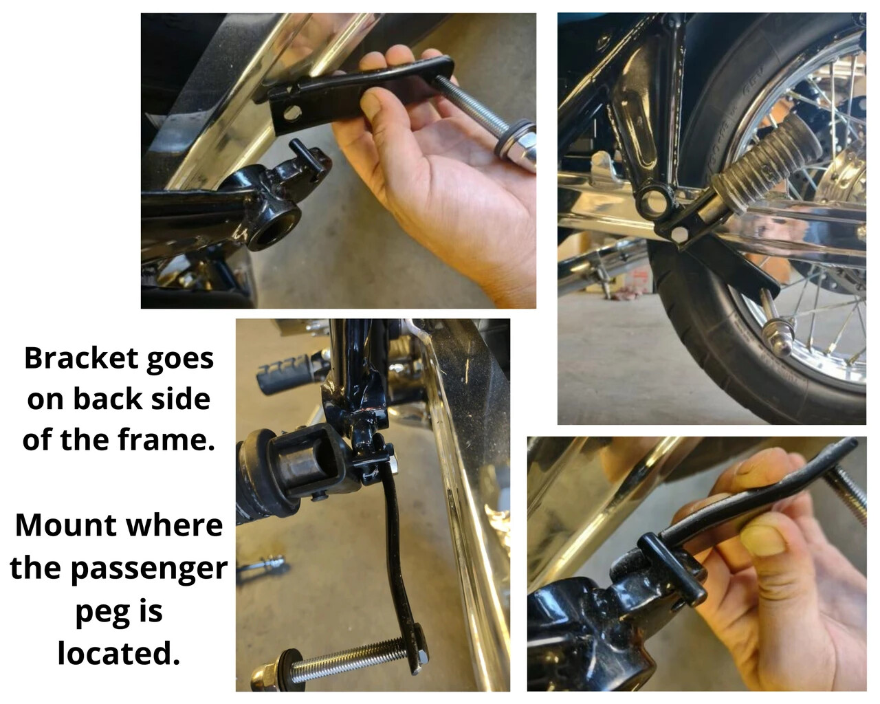 Kit fixation échappement 4/4 KAWASAKI Z1000 anti-vibrations type 900Z1