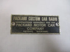 Vtg. 1930's Packard Motor Car Co. Metal Advertising Emblem