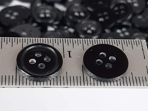 15 mm Round Button 100 Pcs for DIY Craft Sewing Garment Cloth Shirt Dress Pan... - 第 2/4 張圖片