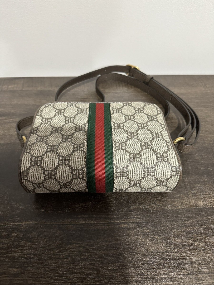 GUCCI X BALENCIAGA BB supreme monogram web mini ophidia | eBay GUCCI X BALENCIAGA BB supreme monogram web mini ophidia | eBay