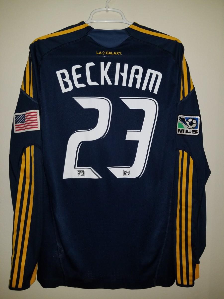 LA Galaxy Beckham 23番 ユニフォーム 2008-09 LA Galaxy Home Shirt Beckham #23 - 5/10 - (S)