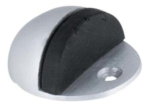 Aluminium Oval Shielded Door Stop - AR122