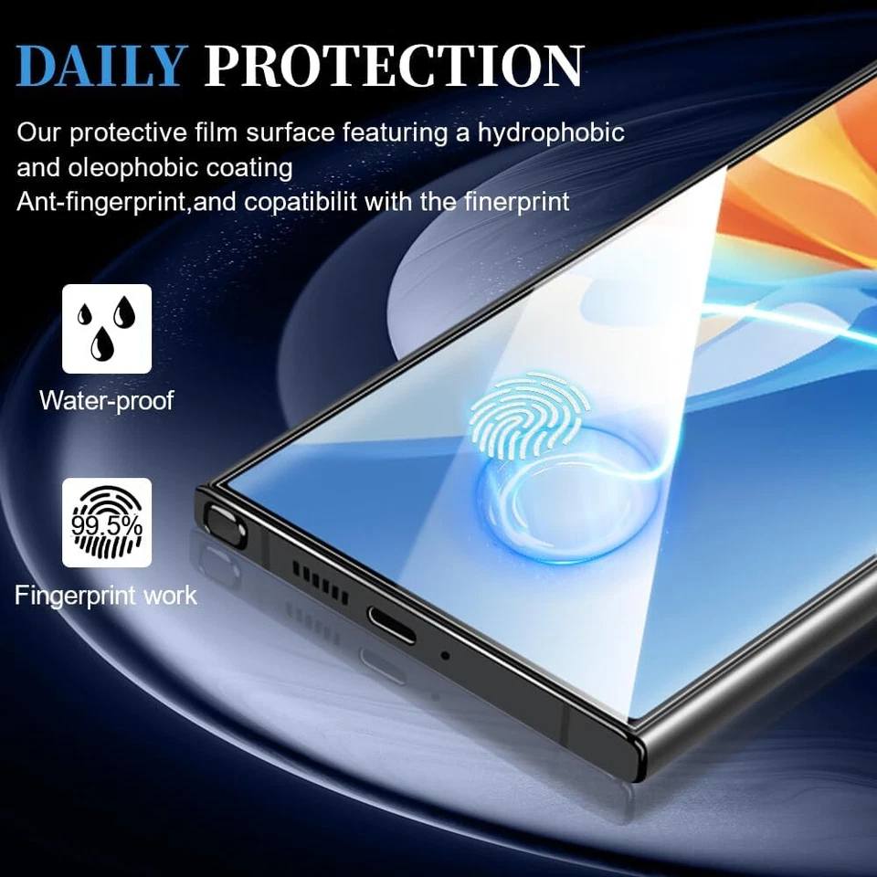 Protetor de tela de vidro temperado para câmera Samsung Galaxy S25 Ultra Plus S24+ - Imagem 3 de 4