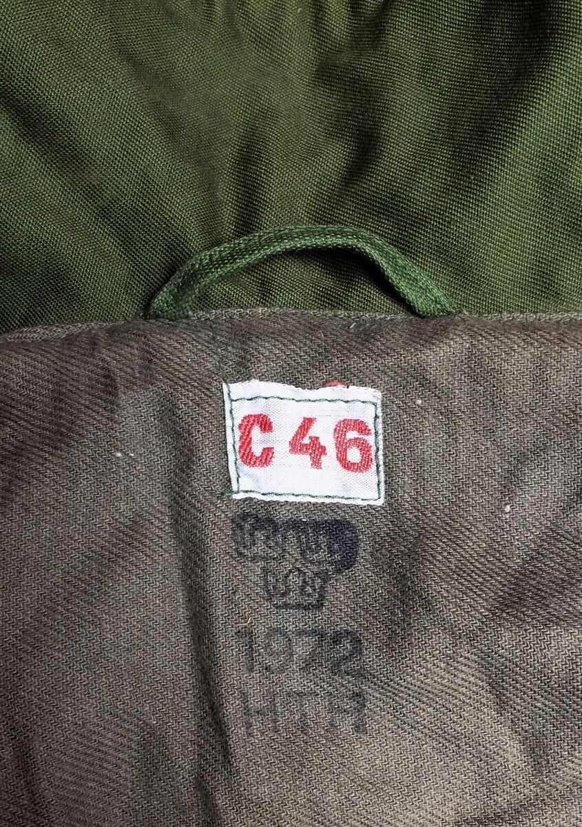 Rare Vintage Swedish M59 60s/70s Olive Green Army Chore Rare Vintage Swedish M59 60s/70s Olive Green Army Chore