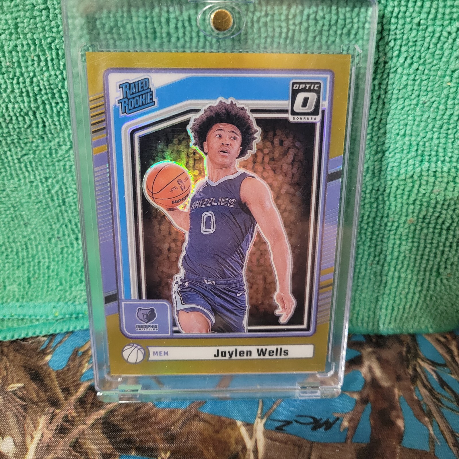 2024-25 Donruss Optic Preview Jaylen Wells Gold Rated Rookie /10