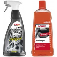 Sonax Felgenbeast 1L + Autoshampoo Konzentrat 2000Ml
