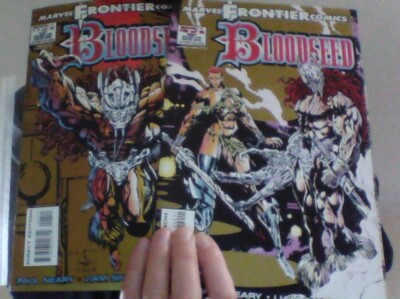 BLOODSEED #1 & 2 (OF 2) Two MARVEL FRONTIER COMICS UK NOV 1993 NEARY/SHARP VF/+