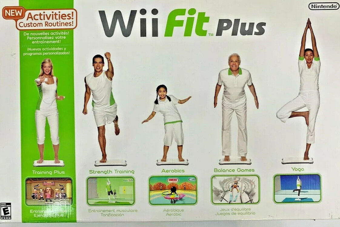 Nintendo Wii Fit Plus with Balance Board In Original Box & Game