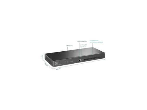 TP-Link JetStream 8-Port 10GE SFP+ L2+ Managed Switch TLSX3008F - Picture 2 of 4