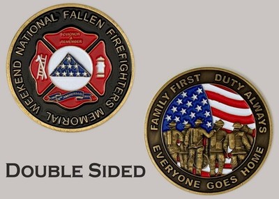 National Fallen Firefighters Memorial Family First Challenge Coin  J#6