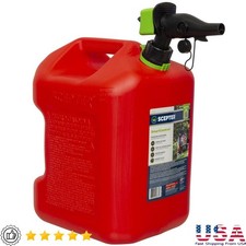 5 Gallon Gas Can SmartControl Easy Pour Fuel Container Ergonomic Handle New