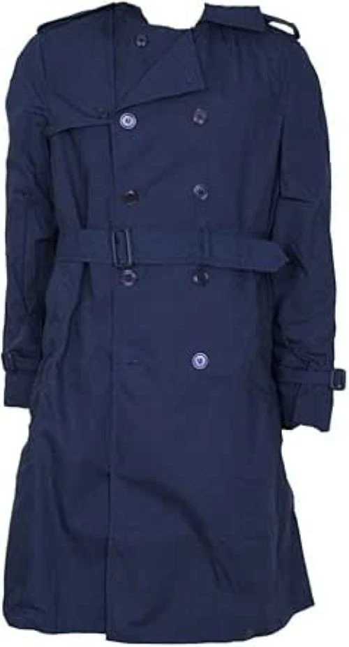 US Air Force Men's All Weather Trench Coat Blue "NEW DRMO"
