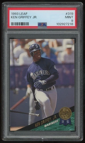 KEN GRIFFEY JR. 1993 LEAF #319 PSA 9