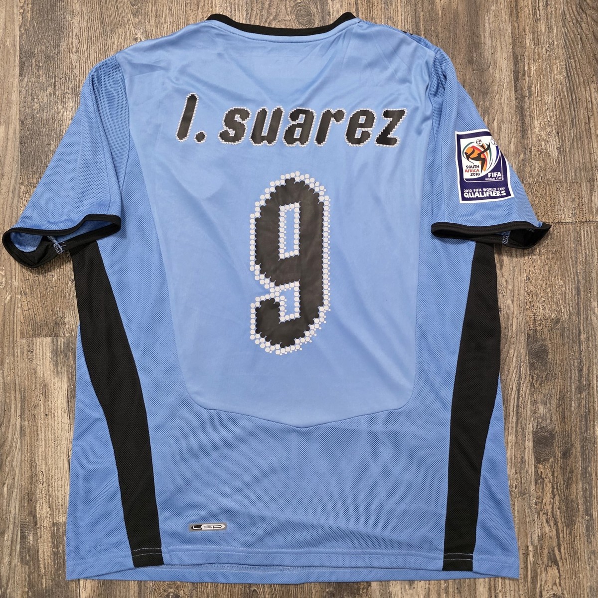 2008 Puma Uruguay Home Soccer Jersey Luis Suarez Men L Miami