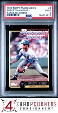 1992 TOPPS McDONALD'S BASEBALL'S BEST #4 ROBERTO ALOMAR HOF PSA 9