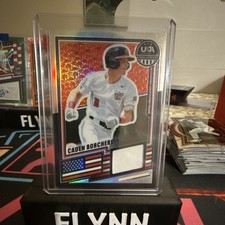 Panini 2026 USA Baseball Stars & Stripes Caden Borcherding Prizm Mem USA-CB