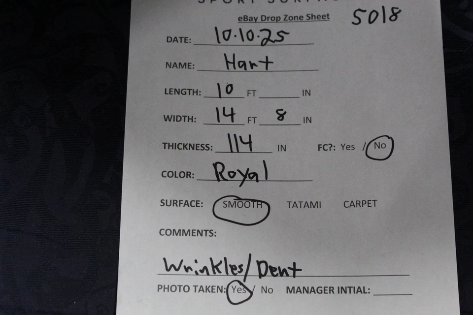 Alfombra de lucha libre MMA Dollamur Flexi-Roll 10' x 14' x 1 1/4" LEER DESCRIPCIÓN #5018 Foto 2 de 4