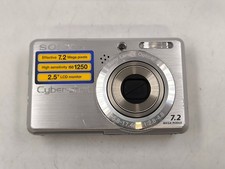Sony Cyber-shot DSC-S750 7.2 MP Digital Camera Silver - Not Working For Parts