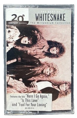 WhiteSnake Best of WhiteSnake (2000) Cassette Tape Clean 80 s Rock 069490657-4
