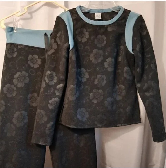 Nwt 2-piece workout Lounge Athleisure Set women XSmall Black