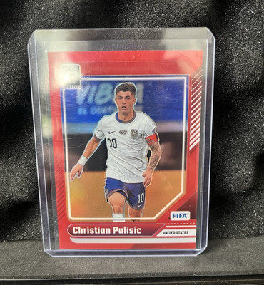 2024-25 Panini Donruss FIFA Optic Christian Pulisic #10 Red Prizm /299
