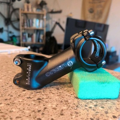 Origin8 90mm 35* Propulsion Ergo Threadless Aluminum Bicycle Stem Black