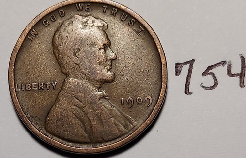 1909-VDB Lincoln Wheat Cent #754
