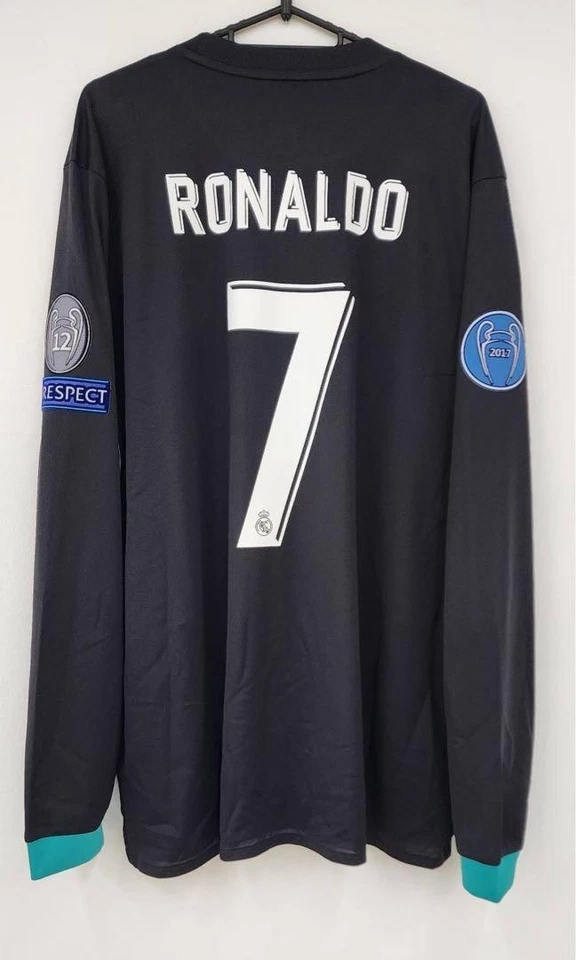 Camiseta manga larga Cristiano Ronaldo #7 Real Madrid 2017/18 nueva con etiquetas XL F/S Foto 2 de 4