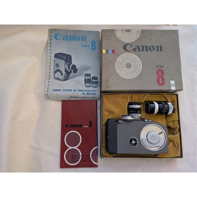 Canon Cine 8 Vintage 8mm Filmkamera Mit 13 mm Objektiv Bedienungsanleitung