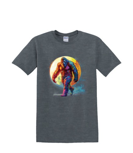 S bis 2XL 3XL - Neon Bigfoot Moon SASQUATCH BIGFOOT Fun Humor Erwachsene - Bild 12 von 72