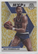 2019 Panini Mosaic MVPs Gold Snakeskin Prizm 4/8 Wilt Chamberlain #300 HOF 4m4
