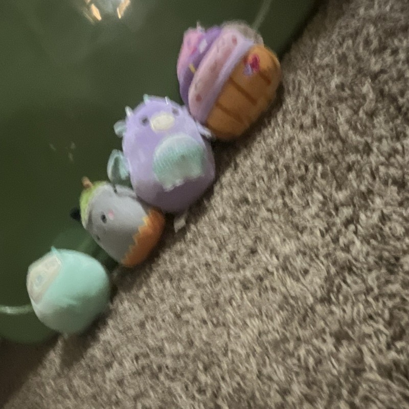 Squishmallows Character Family Mini Plush Stuffed Animals Mixed Lot of 4