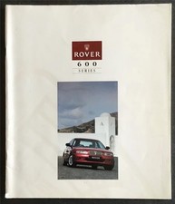 Brochure vendita auto ROVER 600 SERIE LF per 1995 #4788 620Si 620SLi 623SLi 623GSi