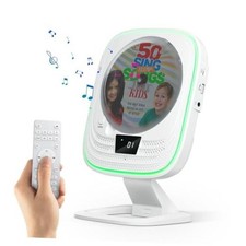 Portable Bluetooth 5.0 CD Player Boombox HiFi Stereo Speakers, FM Radio with