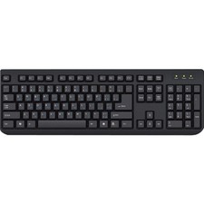 Ergoguys - AEKEY - ARABIC 101 AND ENGLISH BILINGUAL KEYBOARD BLACK - Cable