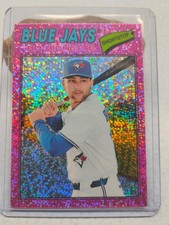 ⚾ 2026 Topps Heritage Baseball Bo Bichette No.122 Pink Sparkle SP Blue Jays 🔥